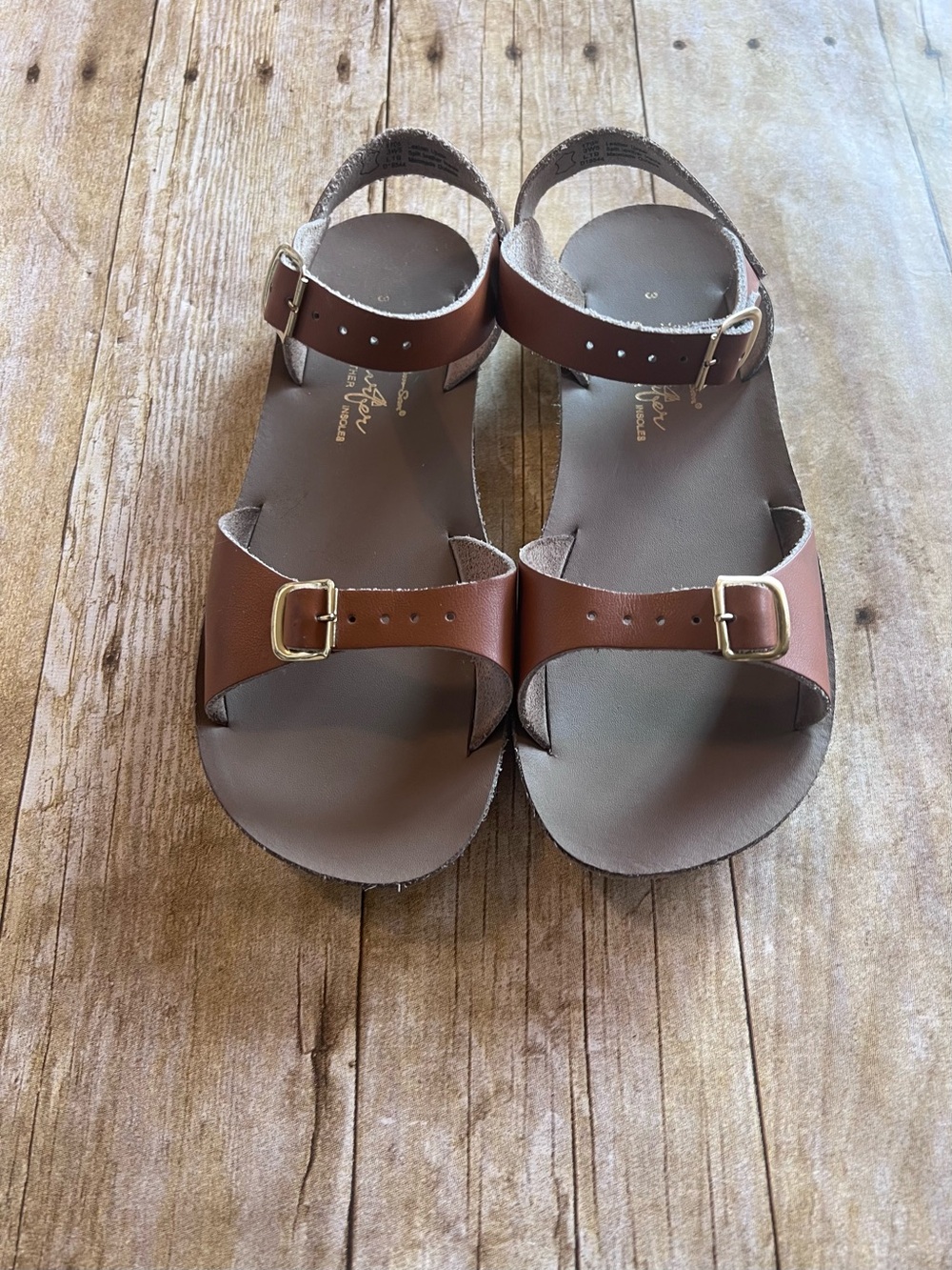 Girls Brown Salt Water Surfer Sandal